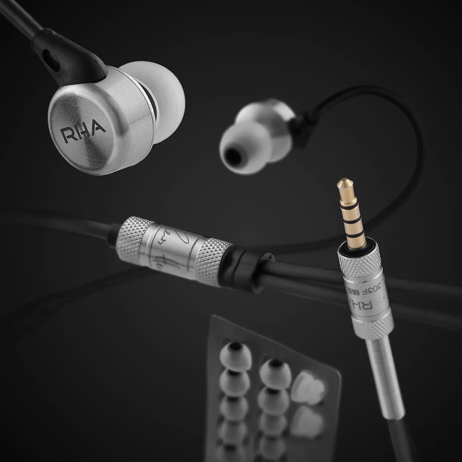 RHA MA750i Noise Isolating Premium In-Ear Headphone with Remote and Microphone