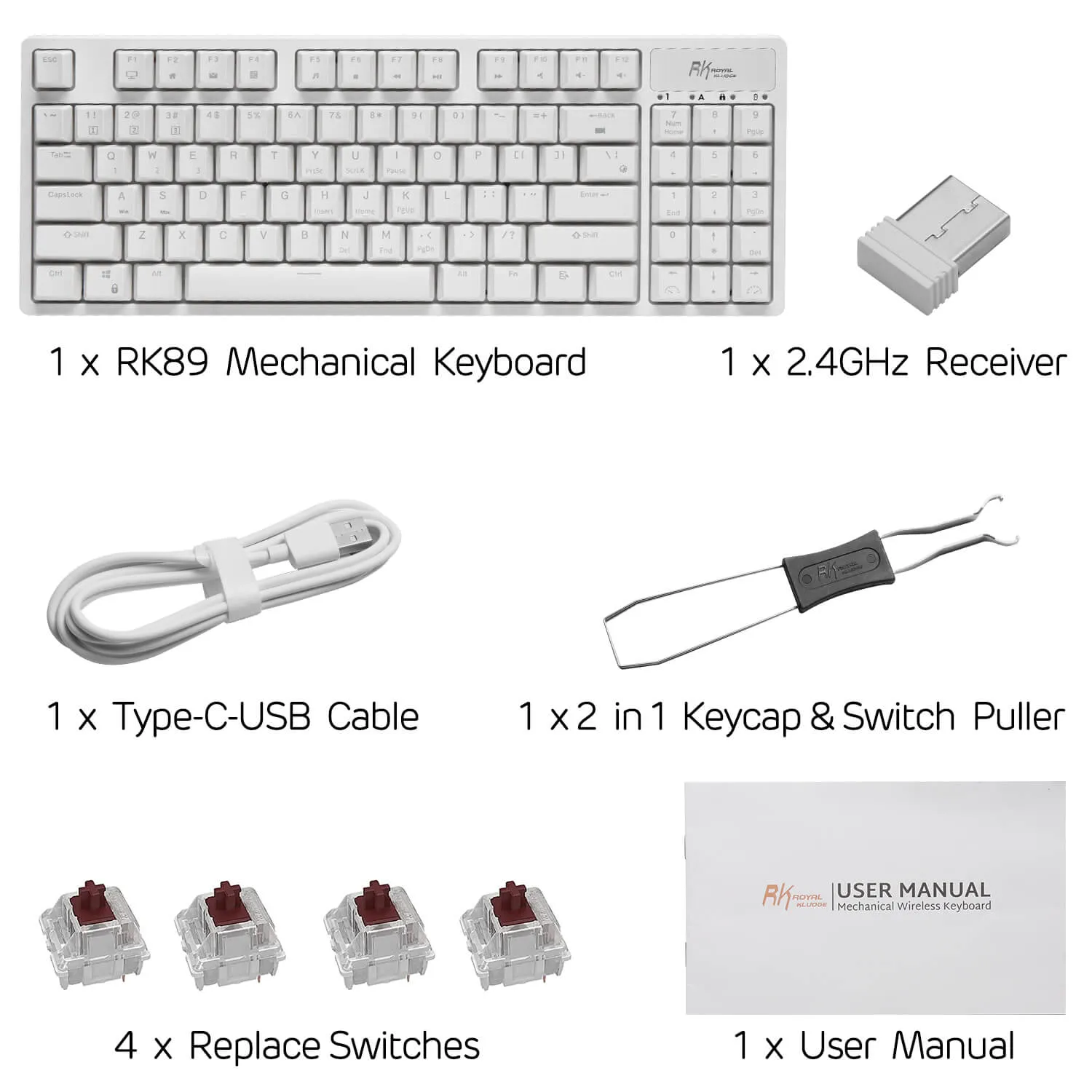 RK89 85% Wireless Mechanical Keyboard