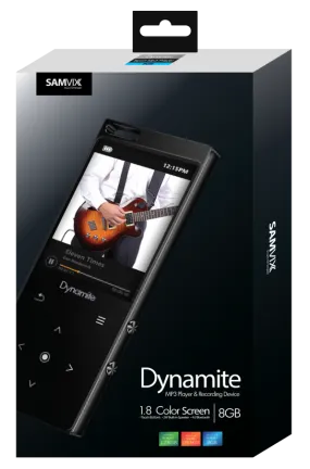 Samvix - Dynamite MP3 Player 8GB