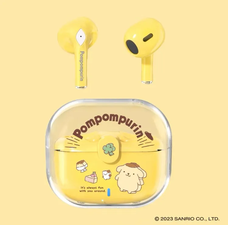 Sanrio Bluetooth Earphones Cube Style | Hello Kitty My Melody Kuromi Cinnamoroll Pompompurin Pochacco