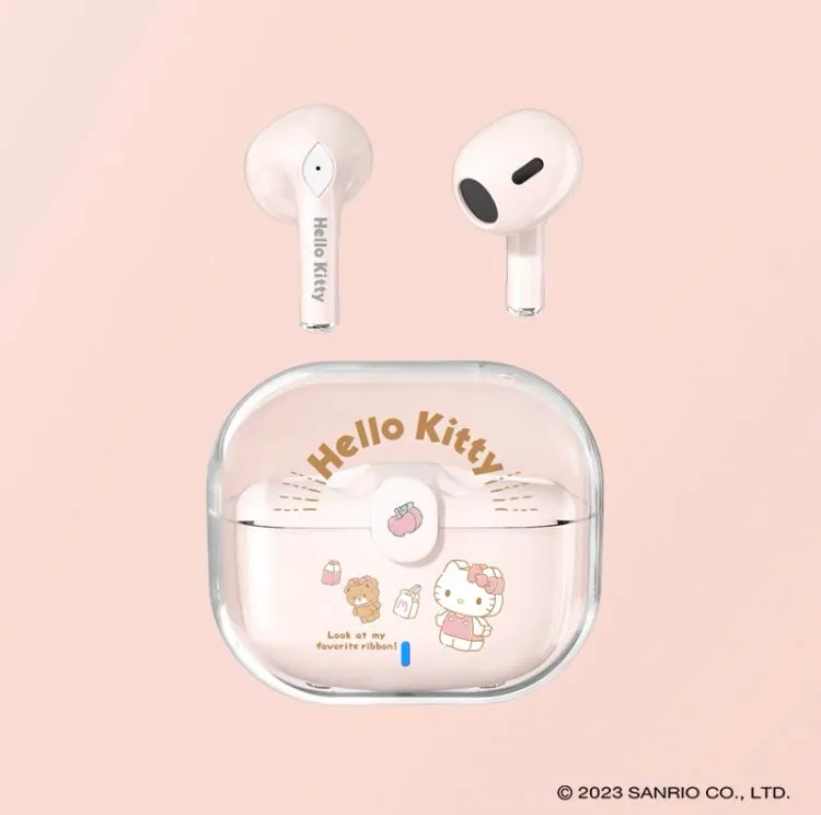 Sanrio Bluetooth Earphones Cube Style | Hello Kitty My Melody Kuromi Cinnamoroll Pompompurin Pochacco