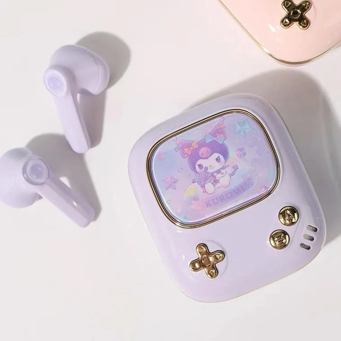 Sanrio Game Player Style TWS Bluetooth Earphones My Melody Kuromi Cinnamoroll Pochacco