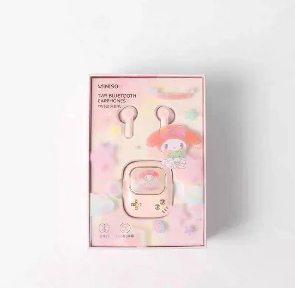 Sanrio Game Player Style TWS Bluetooth Earphones My Melody Kuromi Cinnamoroll Pochacco