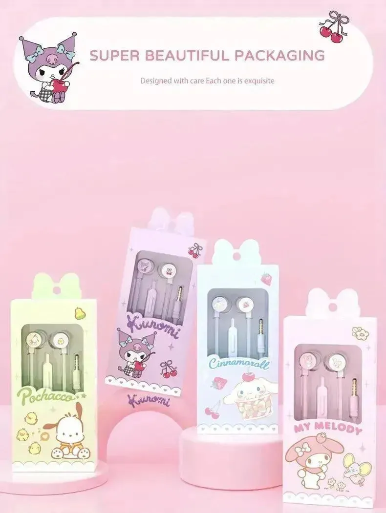 Sanrio Trendy In-Ear Wired Earphones