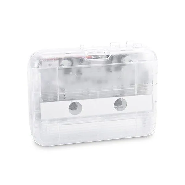 Simple pure white cassette walkman player