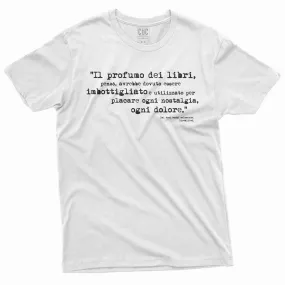 Smells Like New Book T-Shirt Il profumo dei libri dovrebbe essere imbottigliato - Diotallevi - Dai tuoi occhi solamente