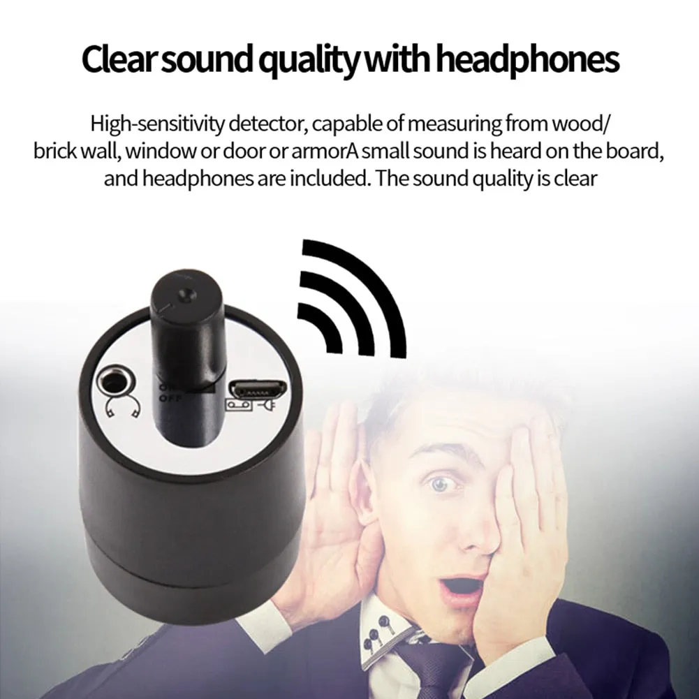 Sound Amplifier Microphone Wall Listening Device