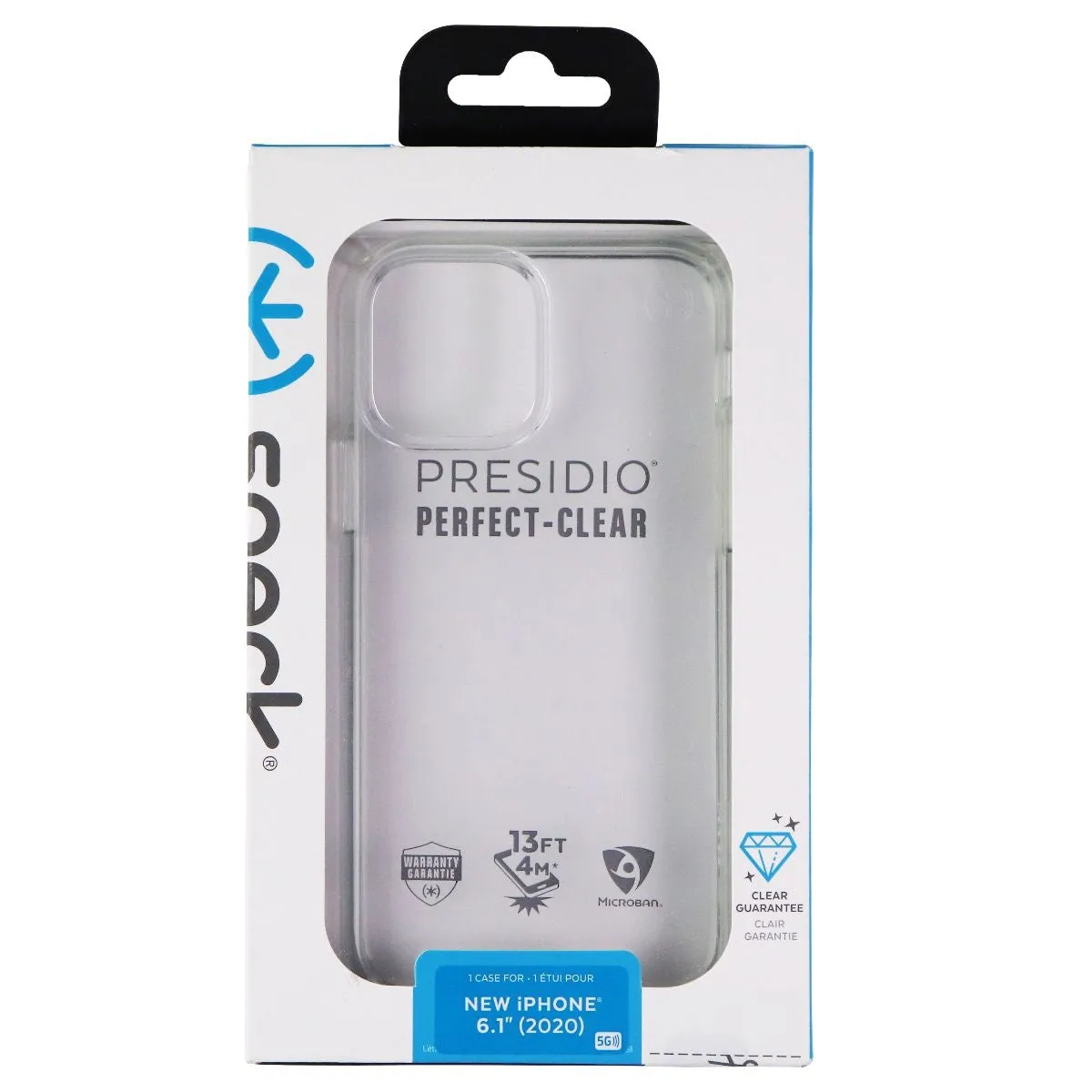 Speck Presidio Perfect-Clear Hard case for iPhone 12 Pro/iPhone 12 - Clear