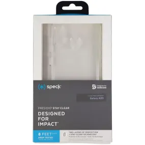 Speck Presidio Stay Clear Series Case for Samsung Galaxy A20 Smartphone - Clear