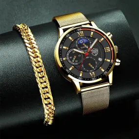 Stainless Steel Luminous Watch