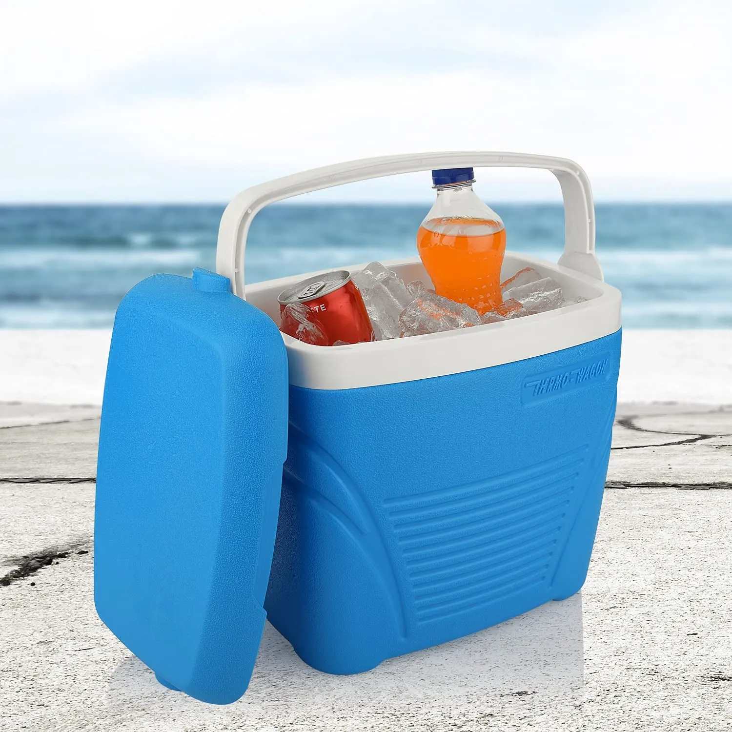 Star Insulated Chiller Ice Cooler Box, 8 Ltr for Home / Car / Picnic