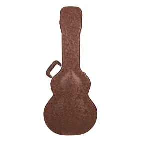 Timberidge Deluxe Shaped 12-String Traveller Acoustic Guitar Hard Case (Paisley Brown)