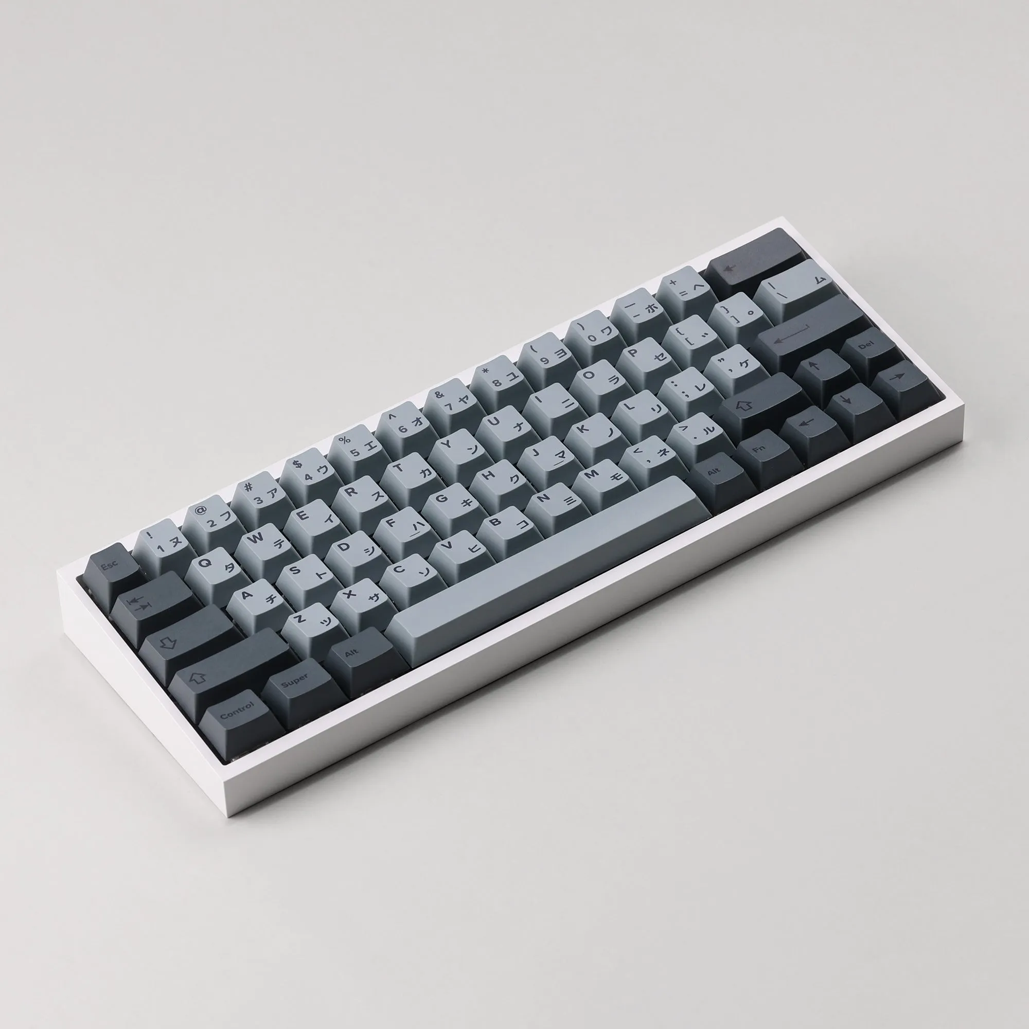 Tofu60 Mechanical Keyboard With Cement Grey Japanese PBT Keycaps