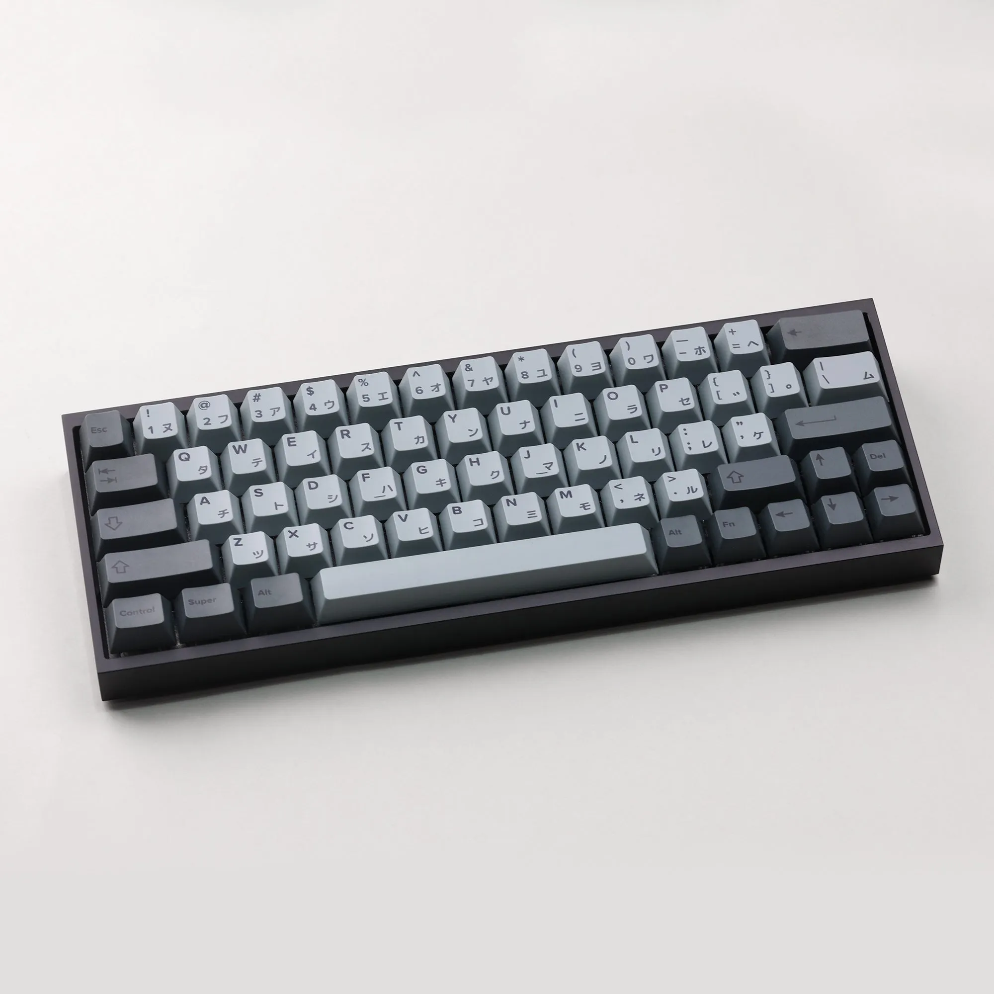 Tofu60 Mechanical Keyboard With Cement Grey Japanese PBT Keycaps