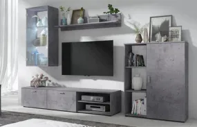 TV WALL UNIT DAMIAN GREY