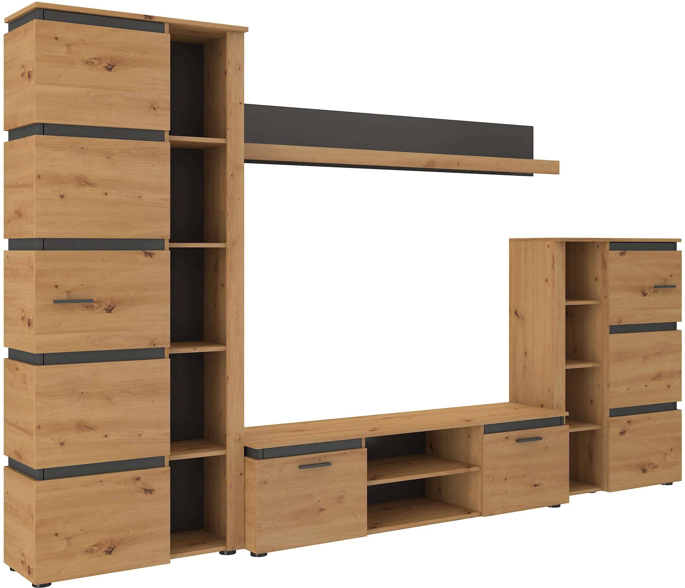 TV WALL UNIT FAROS ARTISAN OAK/MATERA