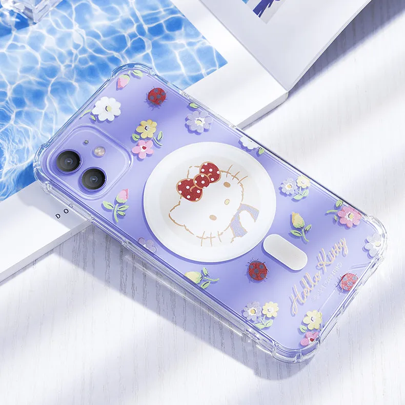 UKA Sanrio Characters Anti-fall Clear PC TPU Magnetic MagSafe Case Cover