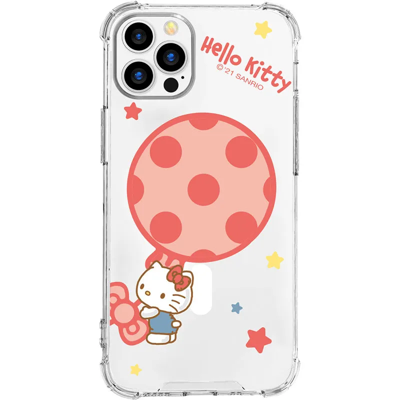 UKA Sanrio Characters Anti-fall Clear PC TPU Magnetic MagSafe Case Cover