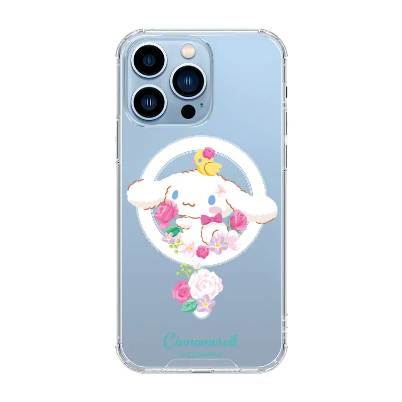 UKA Sanrio Characters Anti-fall Clear PC TPU Magnetic MagSafe Case Cover