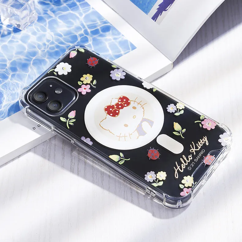 UKA Sanrio Characters Anti-fall Clear PC TPU Magnetic MagSafe Case Cover