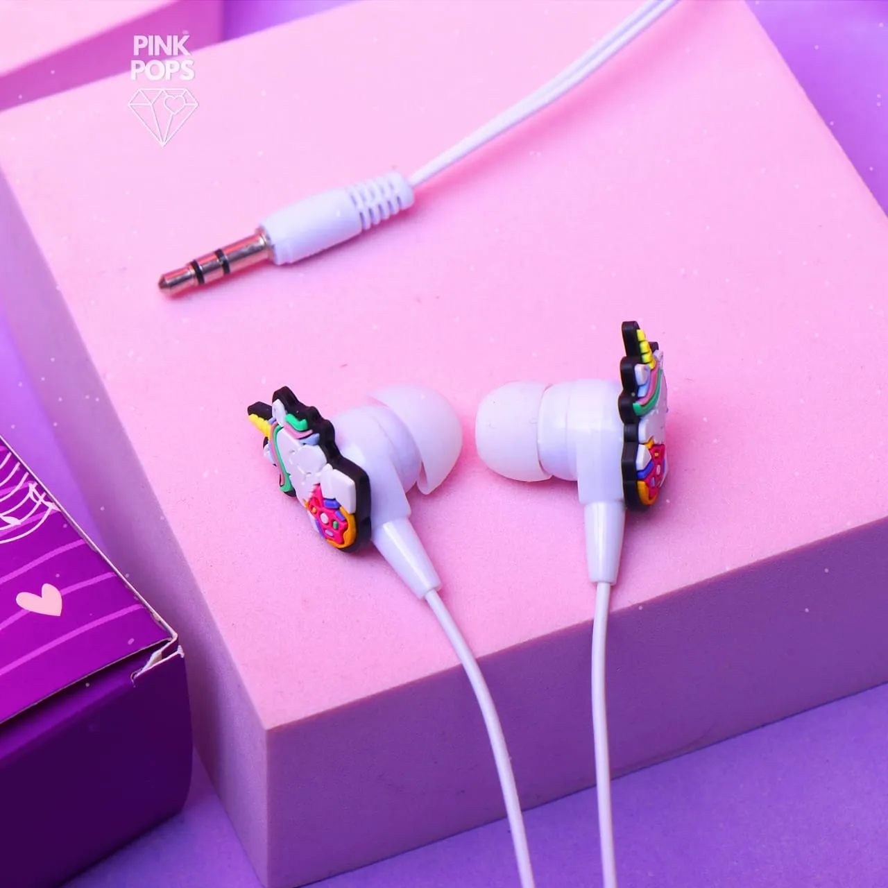 Unicorn Donut Earphones