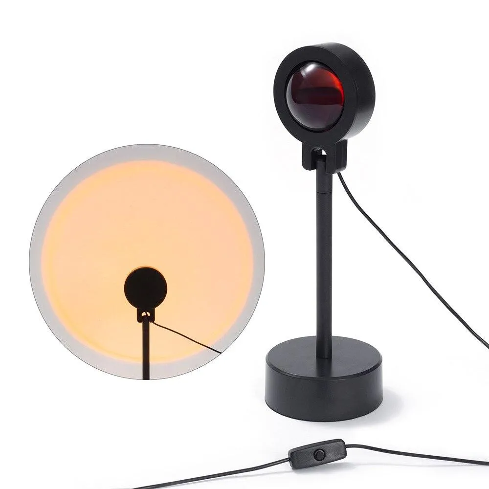 USB Sunset Lamp Projector Mood Light