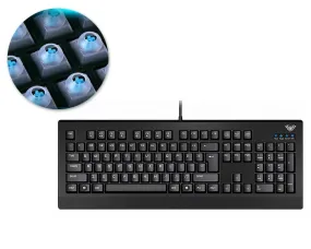 USB Wired Gaming Mechanical Keyboard - Black