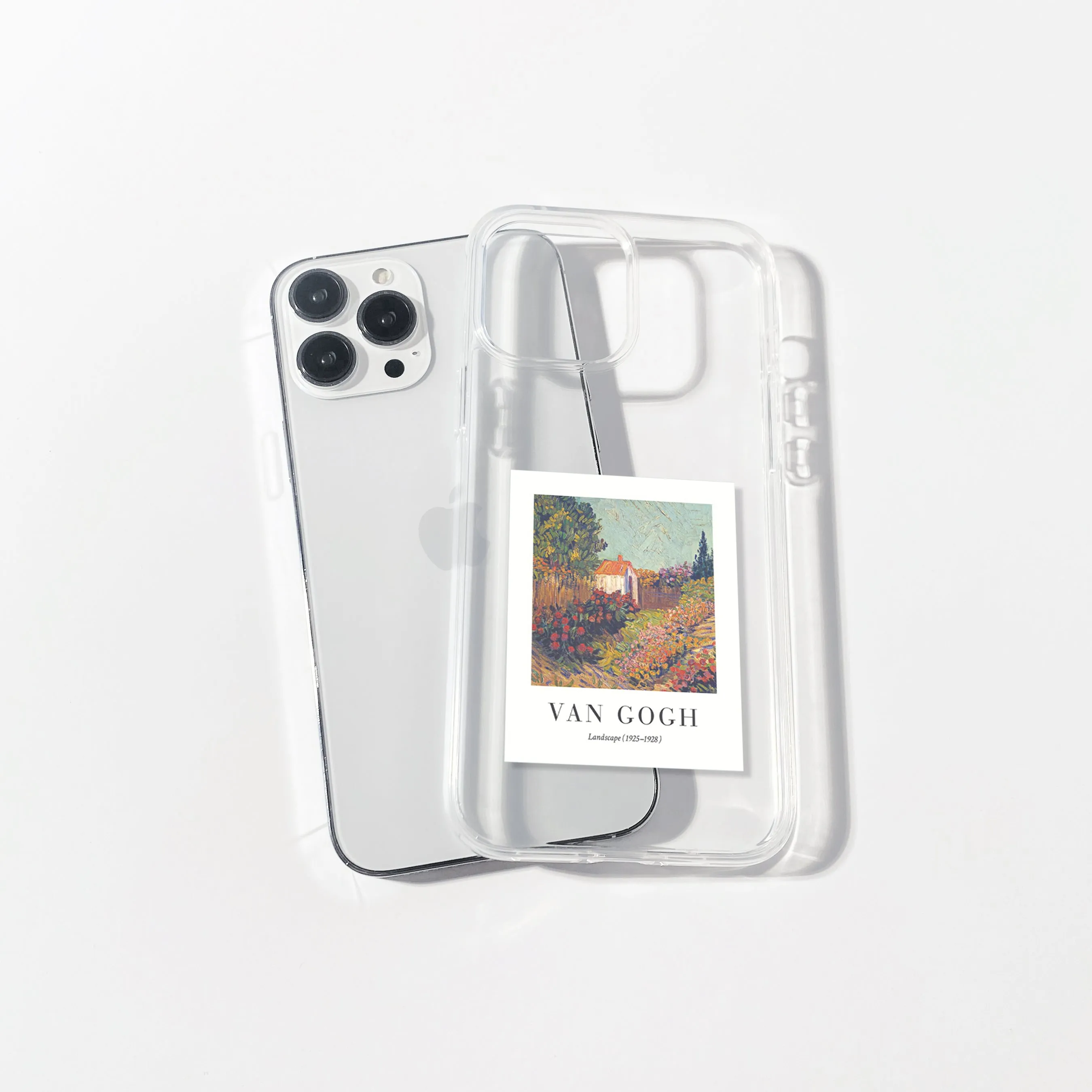 Van Gogh Landscape Aesthetic Polaroid Silicone Clear Case