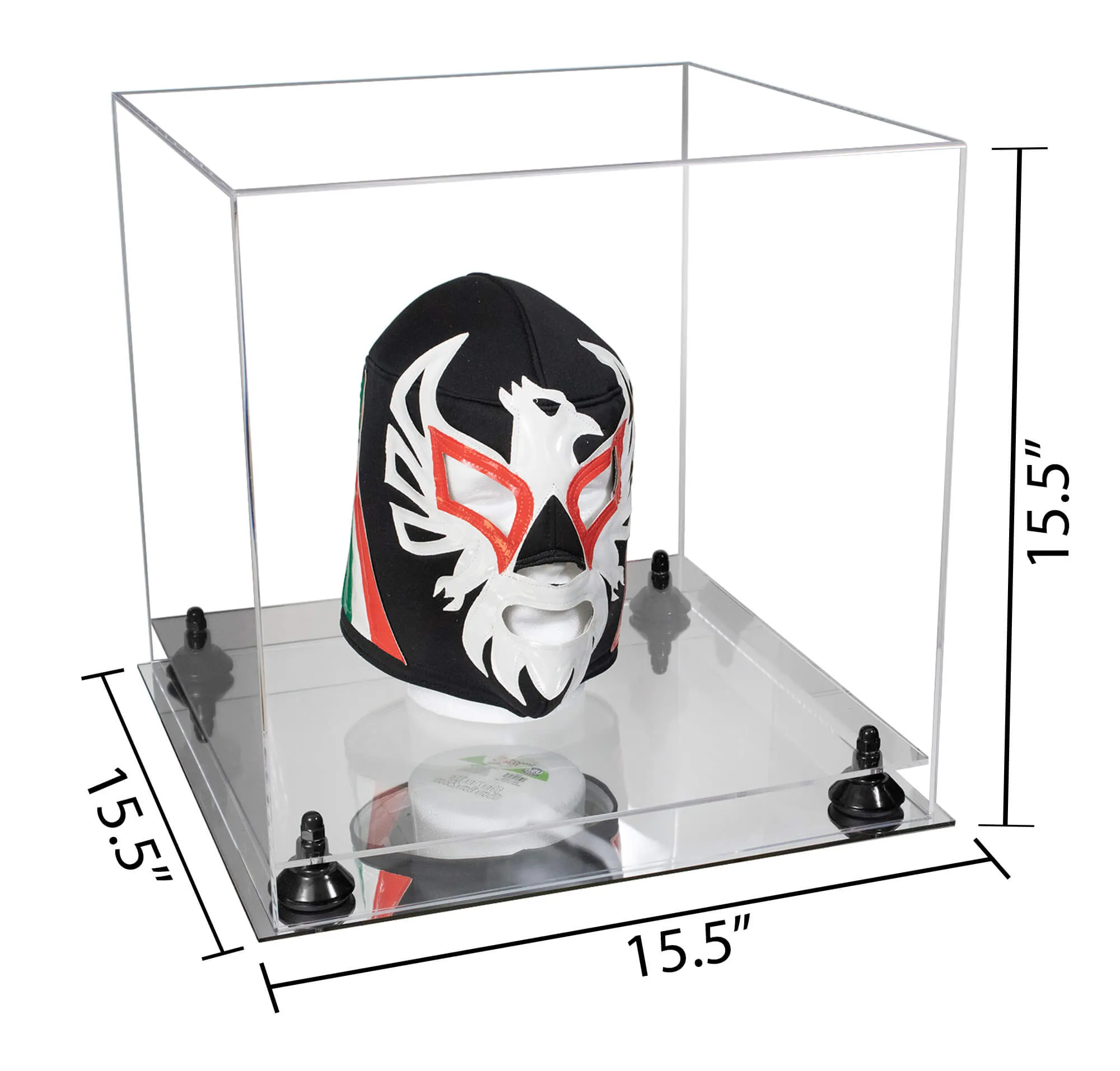 Versatile Acrylic Display Case 15.5 x 15.5 x 15.5 - Clear (A118)