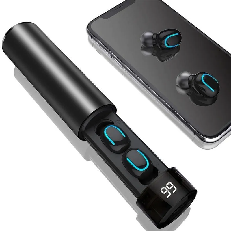 Waterproof Wireless Earphones With Double Mic