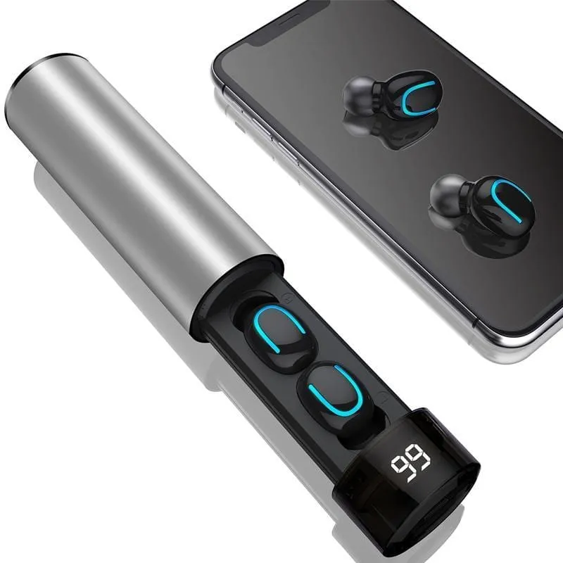 Waterproof Wireless Earphones With Double Mic