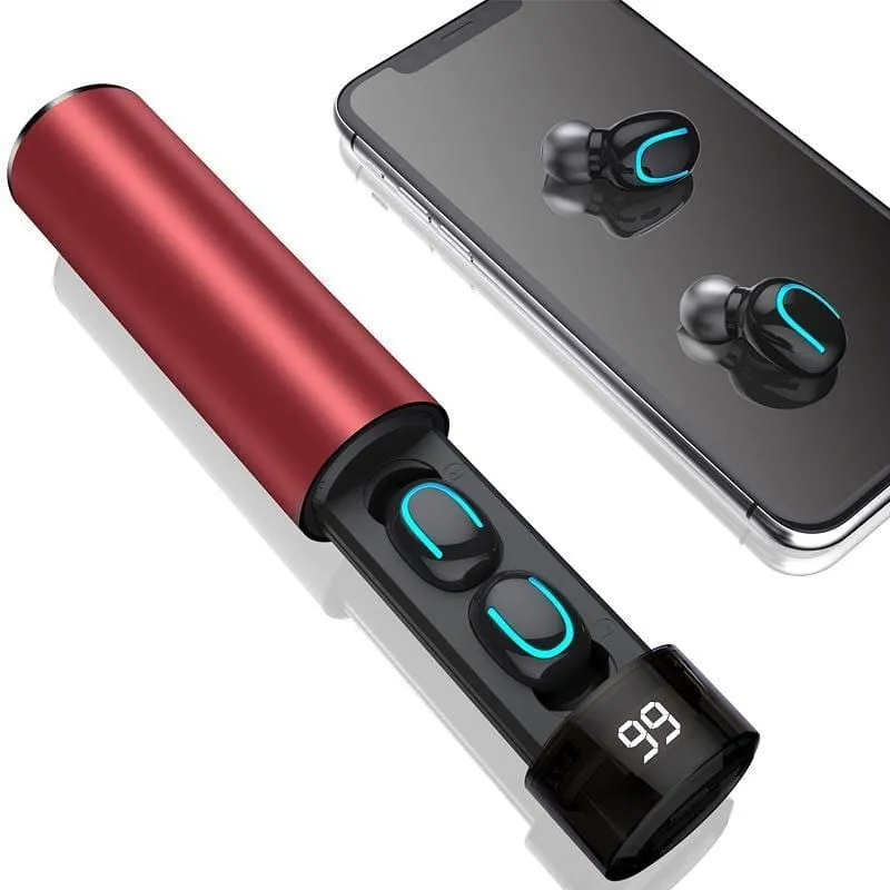 Waterproof Wireless Earphones With Double Mic