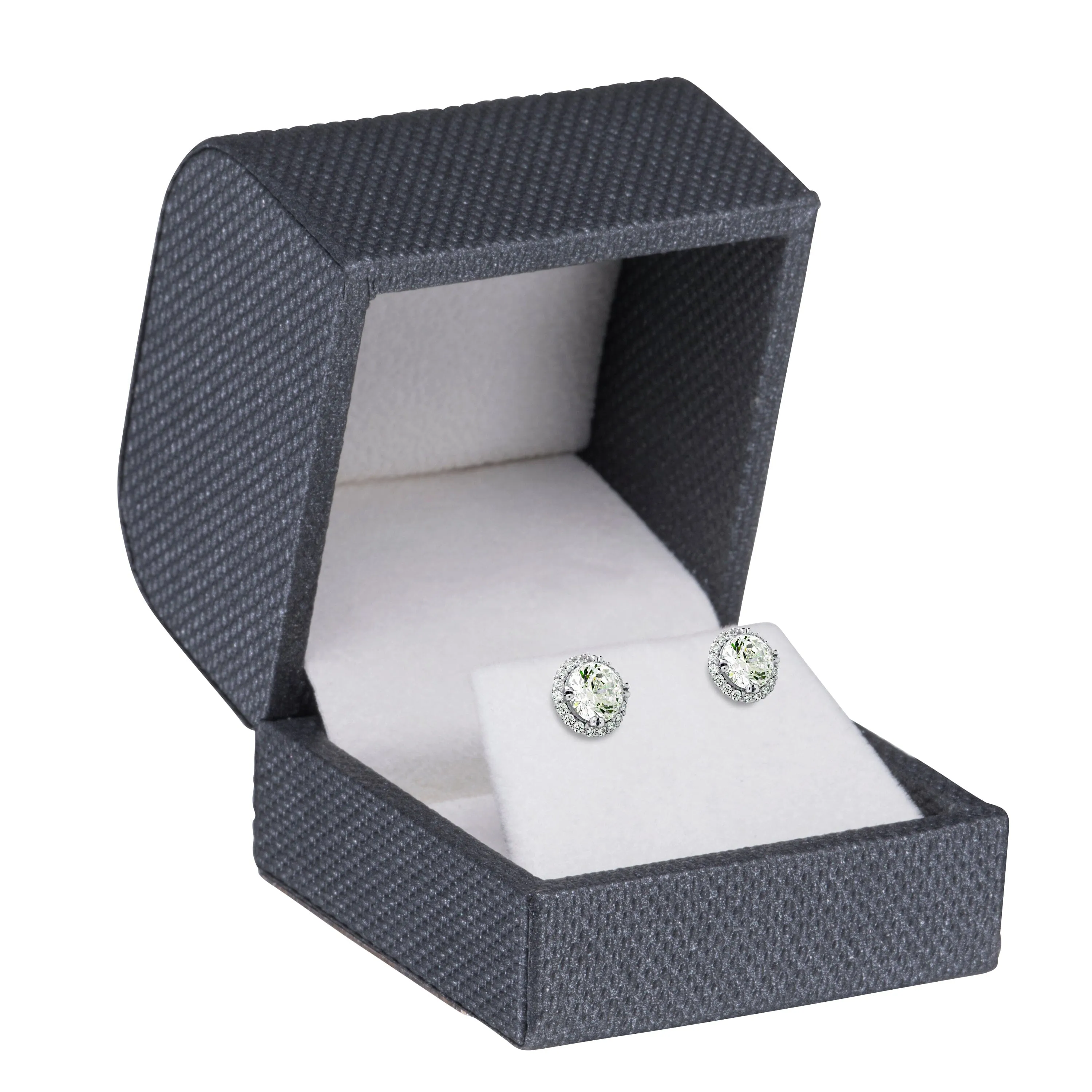 Weave Texture Small Earring Box, Contemporary Collection