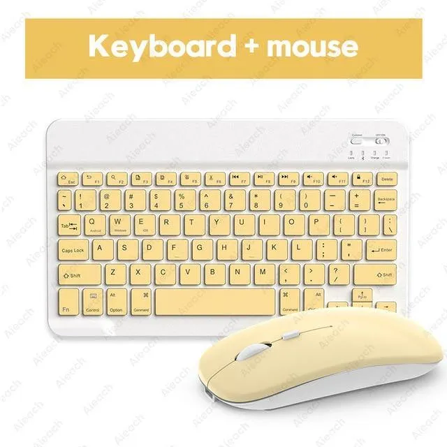 Wireless Keyboard For iPad Includes Bluetooth Mouse