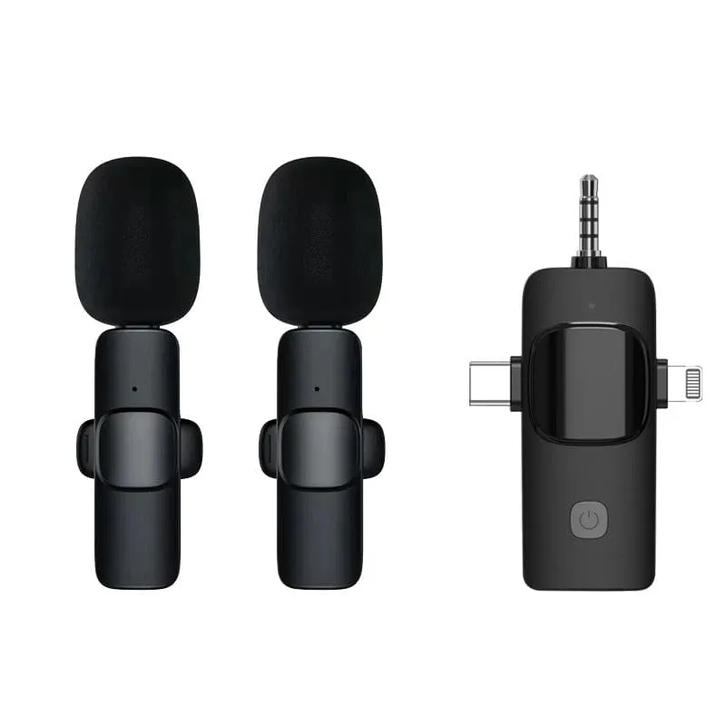 Wireless Lavalier Microphone for Live Streaming and Tiktok Recording