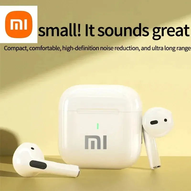 Xiaomi Buds Headphones TWS Wireless Earbuds Bluetooth 5.3 Touch Control IPX5 Waterproof HIFI Headset Carrying Cable with Mic