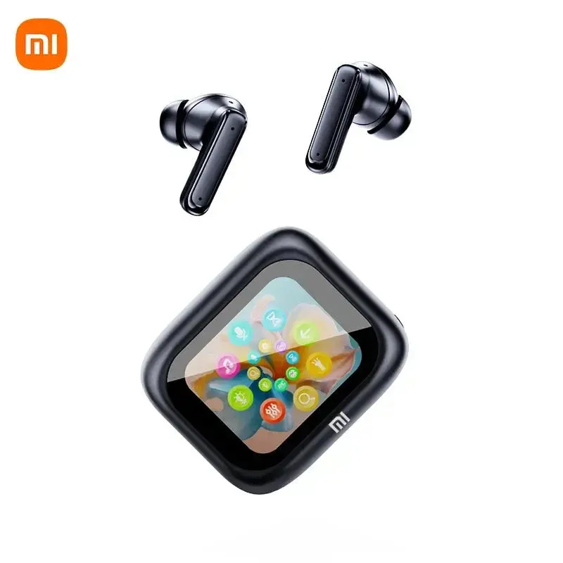 XIAOMI E18 Pro Headphones LCD Touch Screen Visible Sport Earphones ANC Wireless Earbuds Bluetooth Built-in Mic Headset