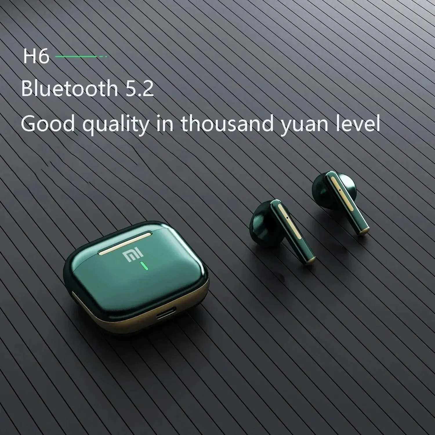 Xiaomi H6 Earphones True Wireless Bluetooth Headset Sports Reducting Bluetooth Headset Long Standby Touch Control Game Call Mic