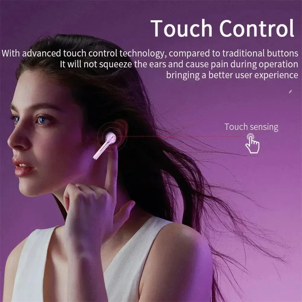 Xiaomi J18 True Wireless Bluetooth Earphone HiFI Touch Waterproof Sport Game Headset Noise Reduction Call Headsets With Mic