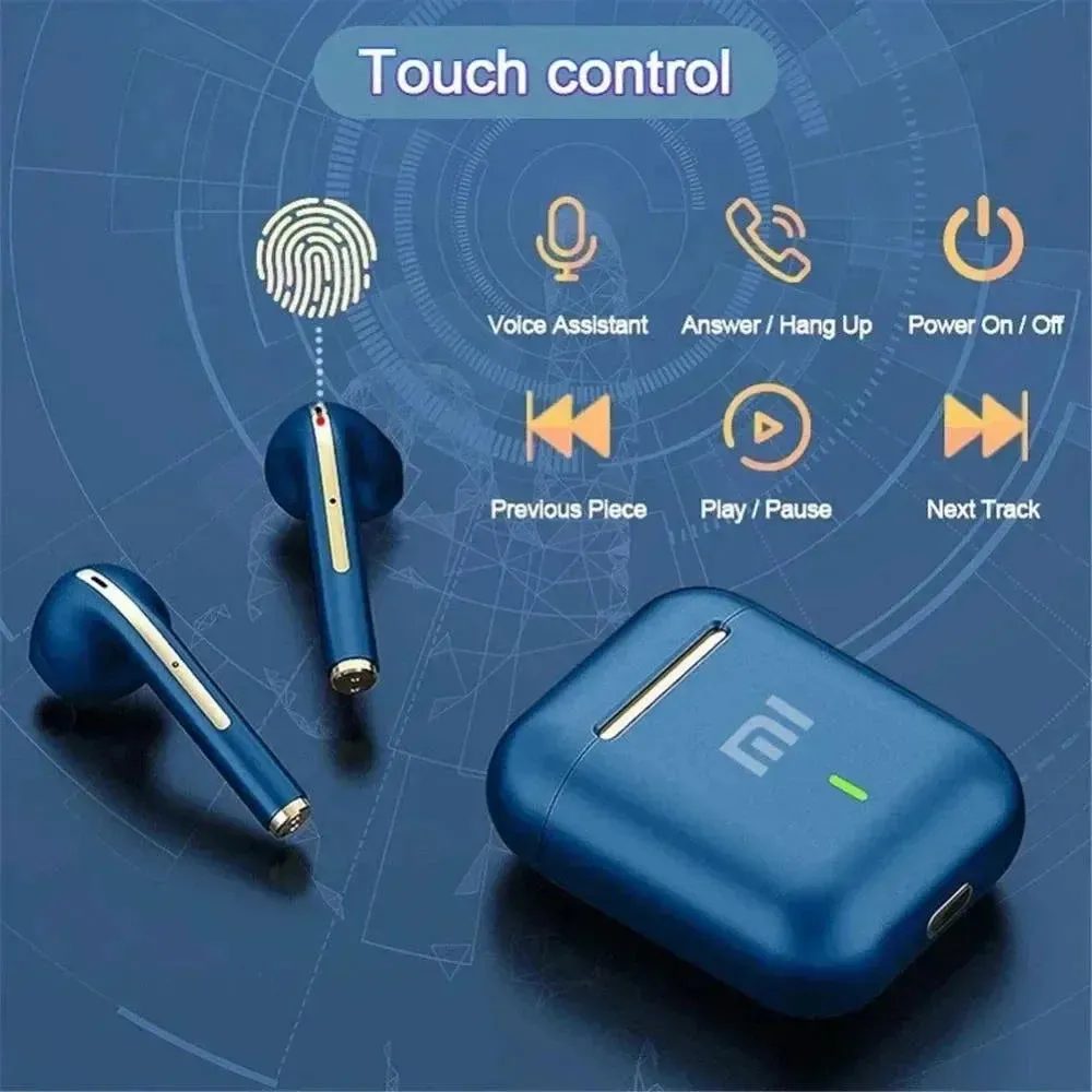 Xiaomi J18 True Wireless Bluetooth Earphone HiFI Touch Waterproof Sport Game Headset Noise Reduction Call Headsets With Mic