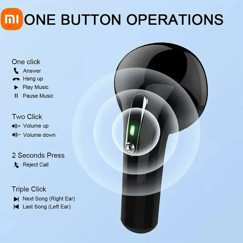 Xiaomi Wireless Earphones J97 in-ear Bluetooth 5.2 Earphones HiFi Stereo TWS Sports Waterproof Earphones Built-in Microphone