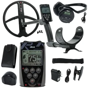 XP Deus Metal Detector w/ WS4 Wireless Headphones and 11” X35 Search Coil (Open Box)