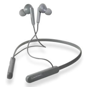 XploriaHD XP25 in-Ear Wireless Flexible Neckband Earphones - Gun Grey