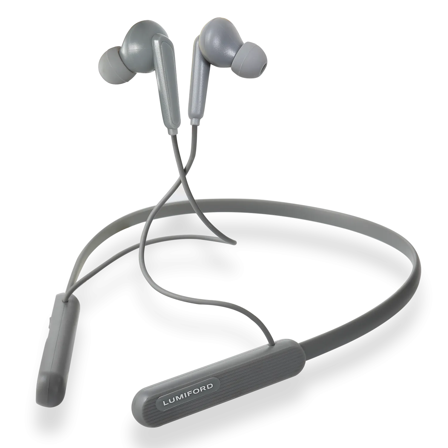 XploriaHD XP25 in-Ear Wireless Flexible Neckband Earphones - Gun Grey