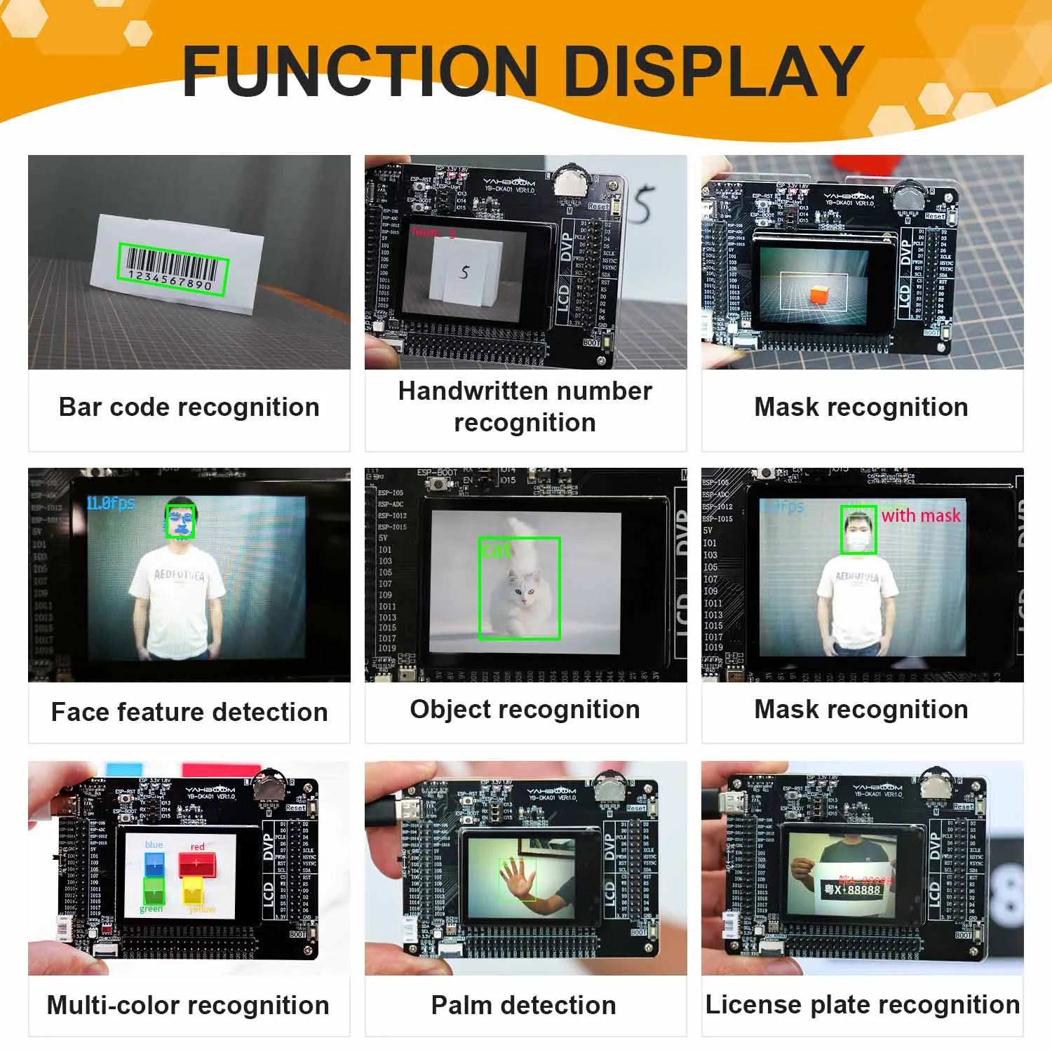 Yahboom AI-Motion K210 Developer Kit support C/MicroPython programming