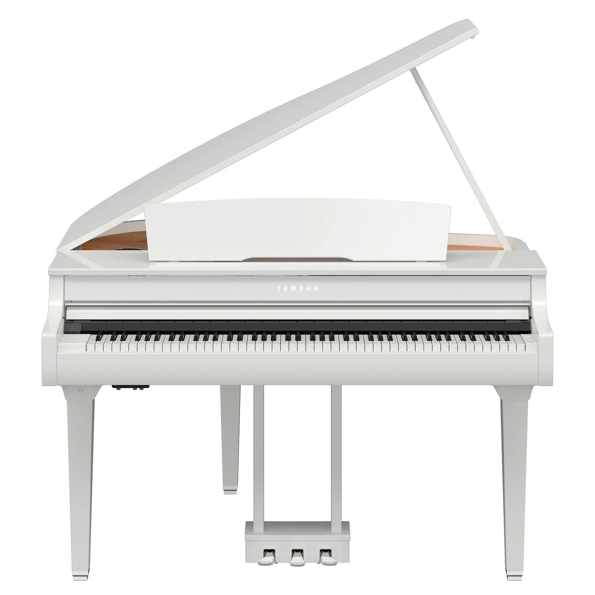 Yamaha CSP-295GPWH Smart Digital Piano with Stream Lights - Polished White