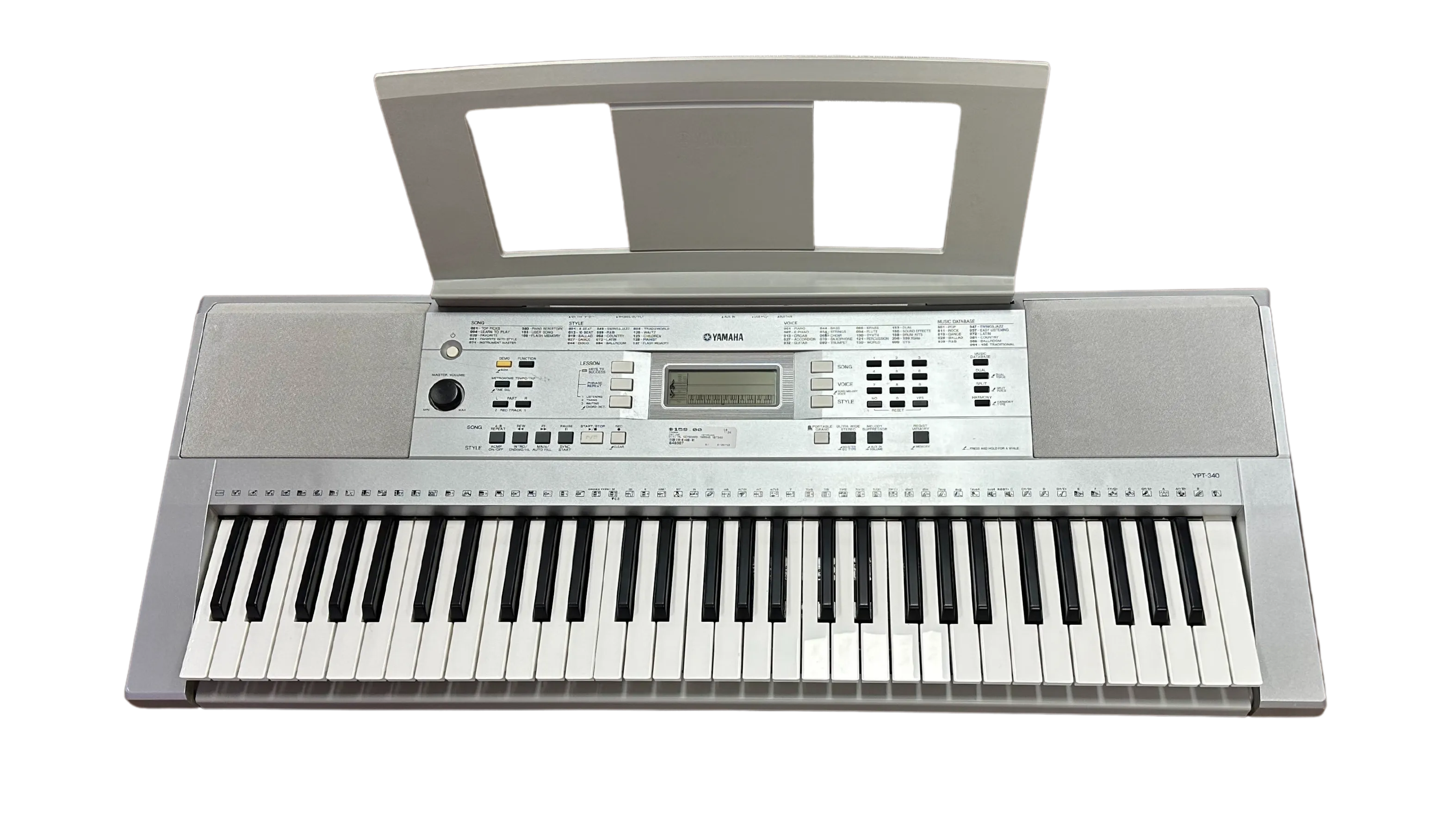 Yamaha YPT-340 61-Key Portable Keyboard