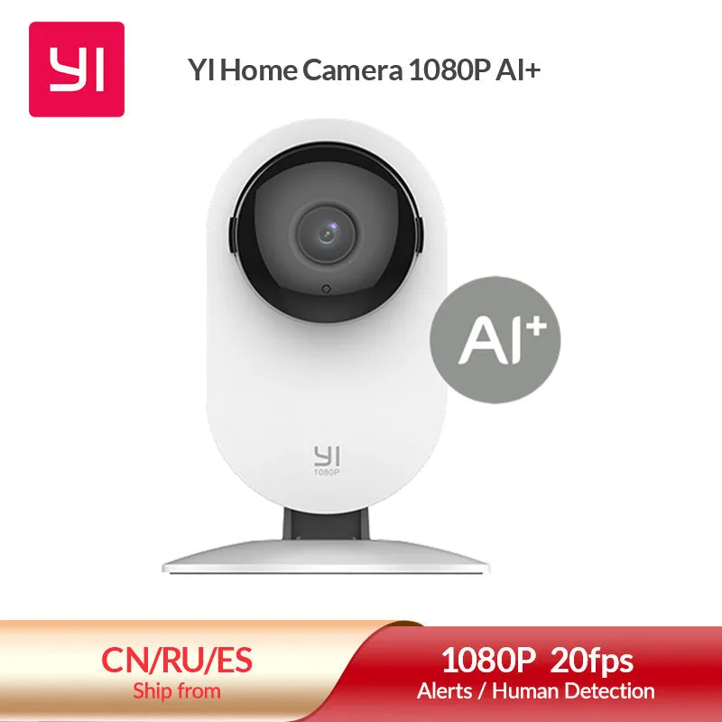 Yi 1080P Smart Home Camera Indoor Ai Menselijk/Hond Kat Huisdier Wifi Security Camera Surveillance System Met Night vision Activiteit Zone