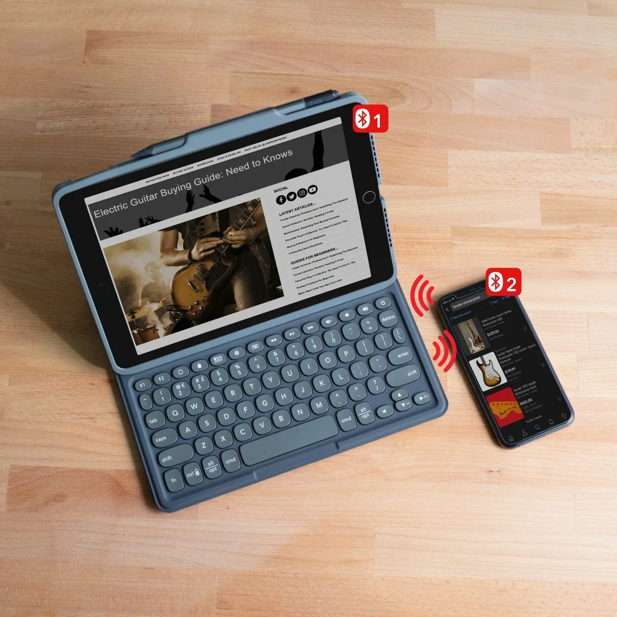 Zagg Pro Keys - Keyboard And Folio Case (Detachable Case) - Backlit - Wireless - Bluetooth - Qwerty - Uk - For Apple 10.