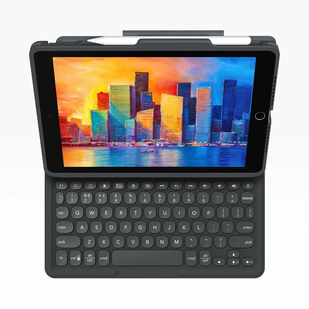 Zagg Pro Keys - Keyboard And Folio Case (Detachable Case) - Backlit - Wireless - Bluetooth - Qwerty - Uk - For Apple 10.